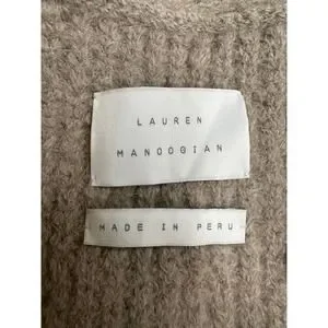 Ensemble Cardigan + Pantalon Lauren Manoogian - Taille L - Alpaca Et Polyamide - Couleur Beige